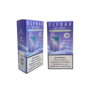 ELFBAR 10.000 PUFFS - GRAPE ICE - VAPE DISPOSABLE 5% - Indy Argentina