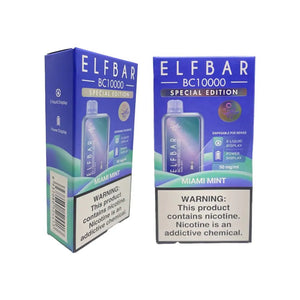 ELFBAR 10.000 PUFFS - MIAMI MINT - VAPE DISPOSABLE 5% - Indy Argentina