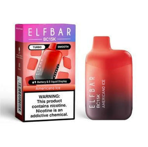 ELFBAR BC 15K - AMERICANO ICE - VAPE DESCARTABLE 5% - Indy Argentina