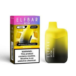 ELFBAR BC 15K - BANANA ICE - VAPE DESCARTABLE 5% - Indy Argentina