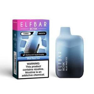 ELFBAR BC 15K - BLUE RAZZ ICE - VAPE DESCARTABLE 5% - Indy Argentina