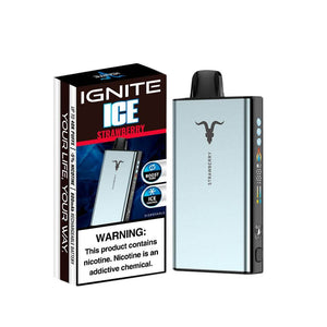 IGNITE V400 ICE 40K PUFFS STRAWBERRY - VAPE DESCARTABLE 5% - Indy Argentina